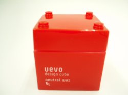 画像1: デミ　UEVO　ウェーボ　デザインキューブ　ニュートラルワックス　80g